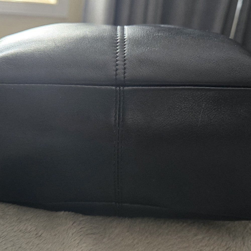 Etienne Aigner Black Leather Mini Tote Bag – Genuine Cowhide - Picture 7 of 16